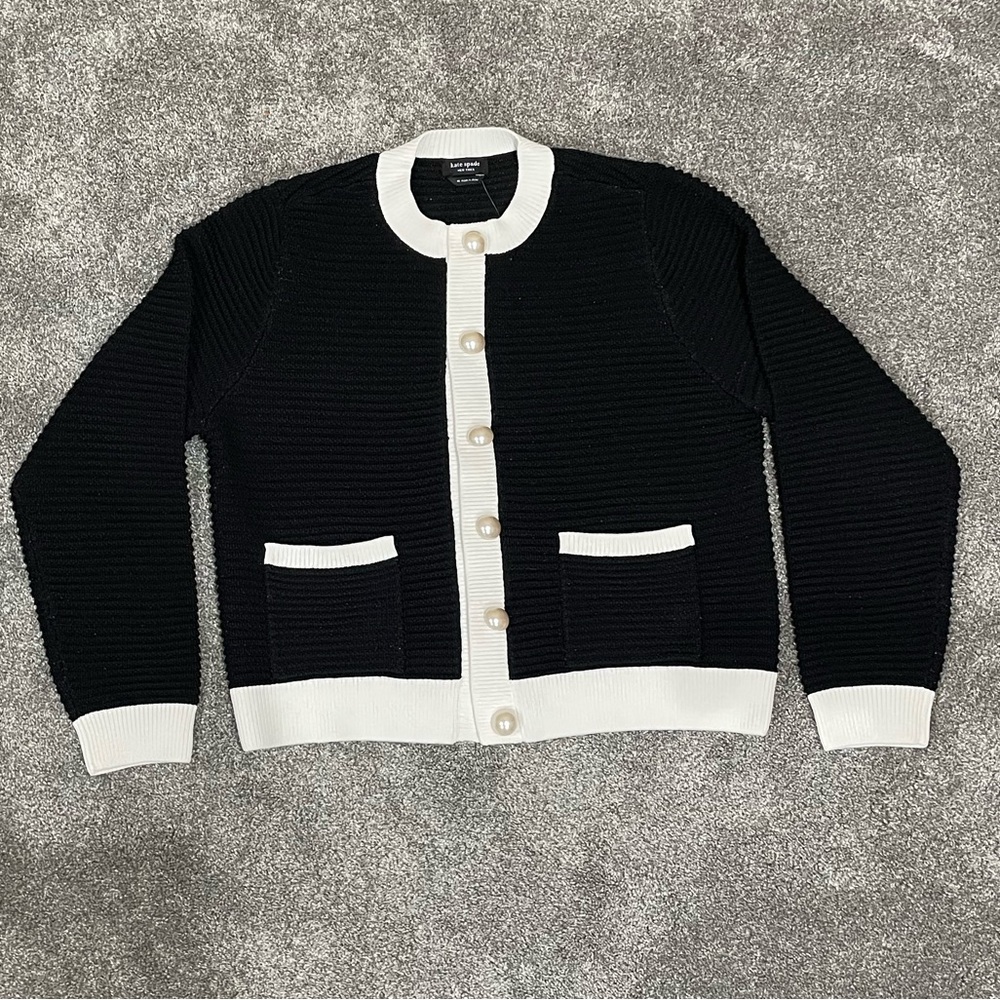Kate Spade Colorblock Lady Sweater Jacket